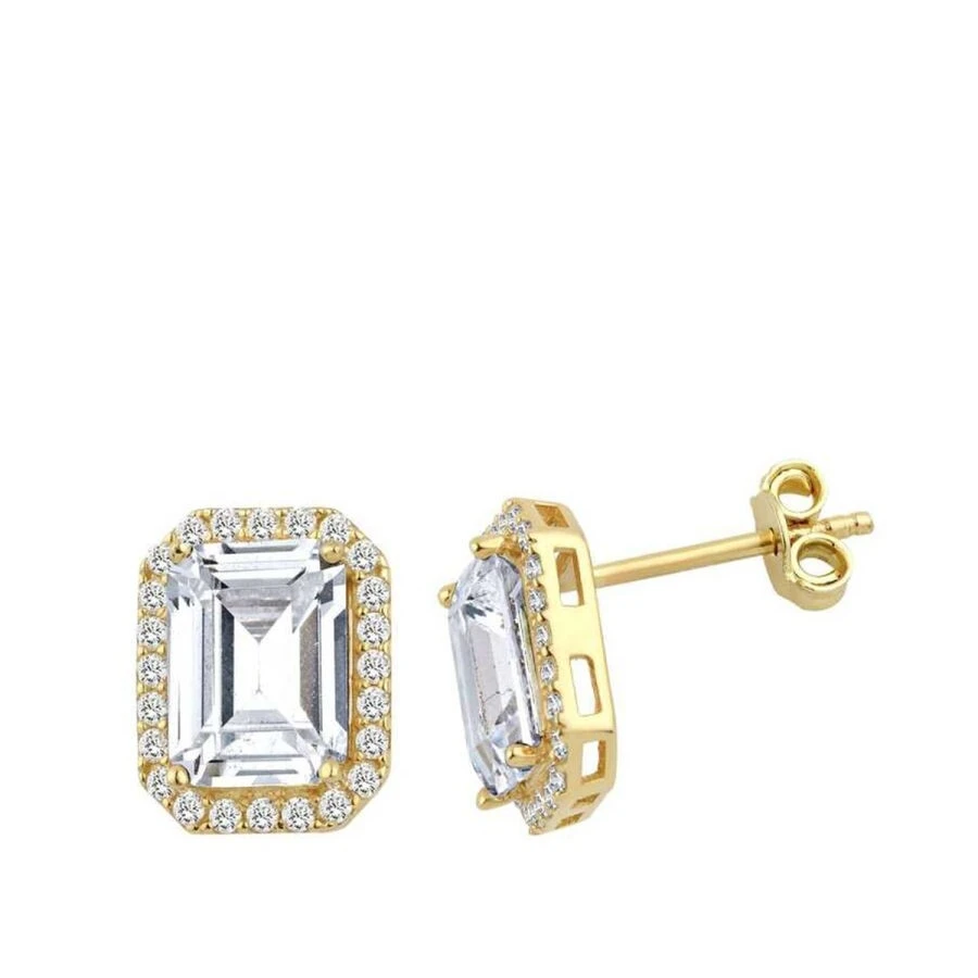 Altın Klasik Baget Küpe - 1