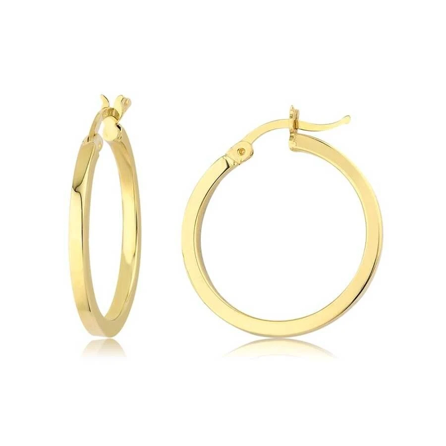 Altın Köşe Halka Küpe - 1