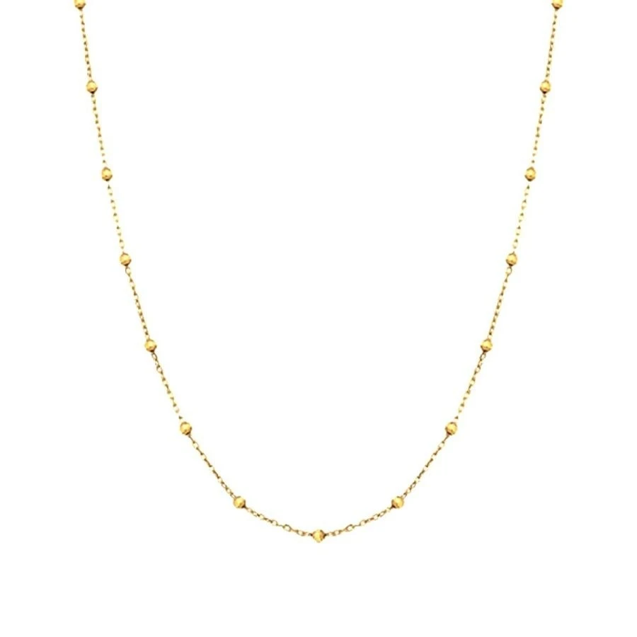 Altın Küçük Top Zincir Kolye - 2