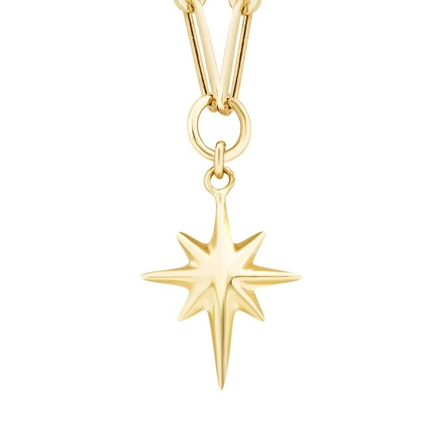 Altın Kutup Yıldızı Kolye - 2
