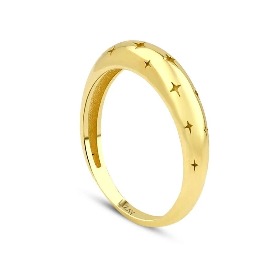 Altın Kuzey Yıldızı Trend Yüzük - 2
