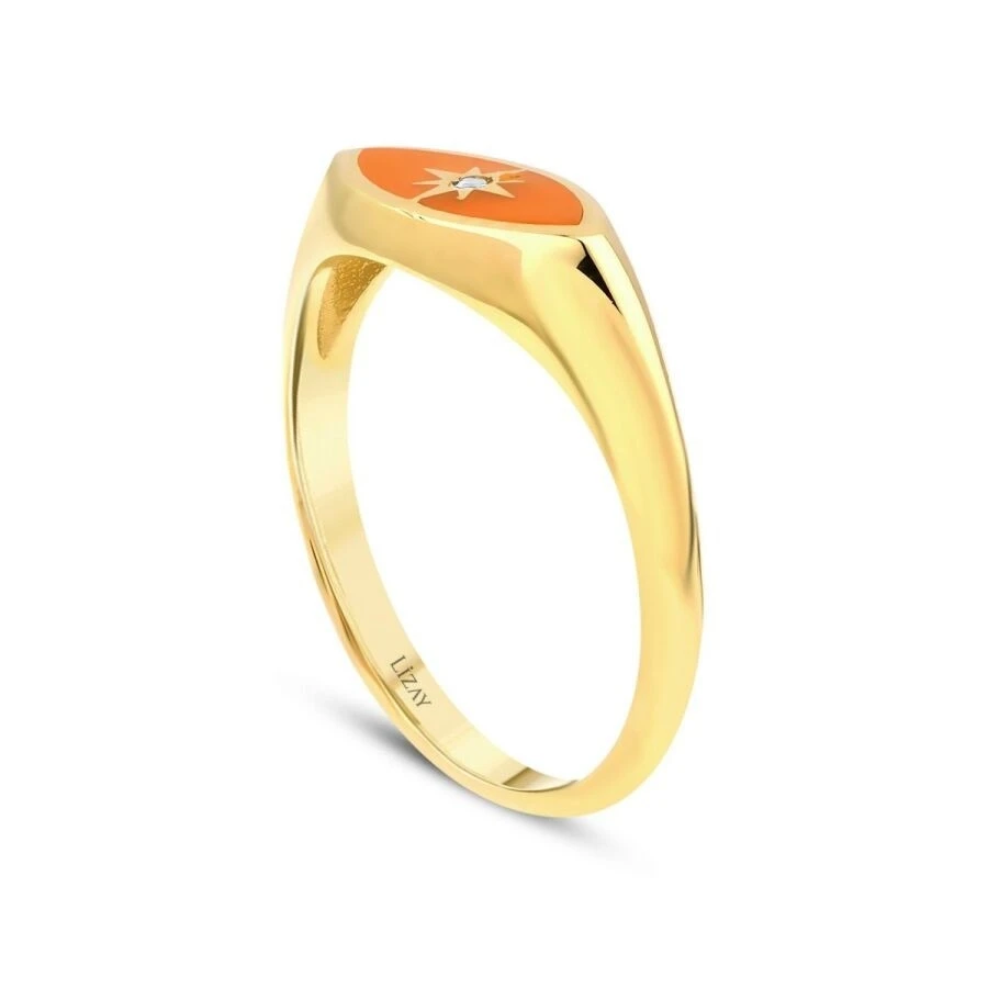 Altın Mineli Göz Yüzük - 2