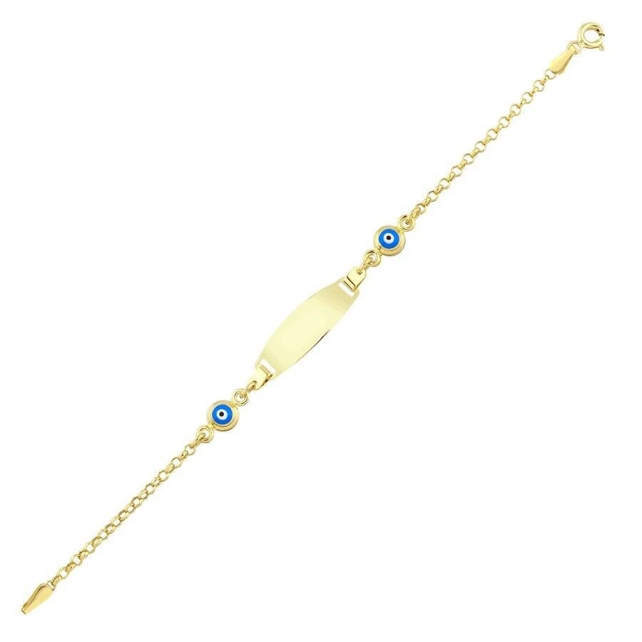 Altın Nazar Boncuklu Çocuk Künye - 1