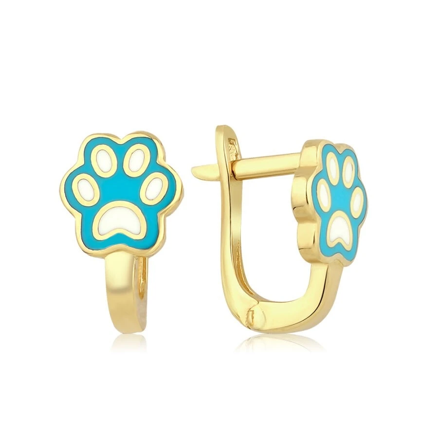 Altın Pati Çocuk Küpe - 1