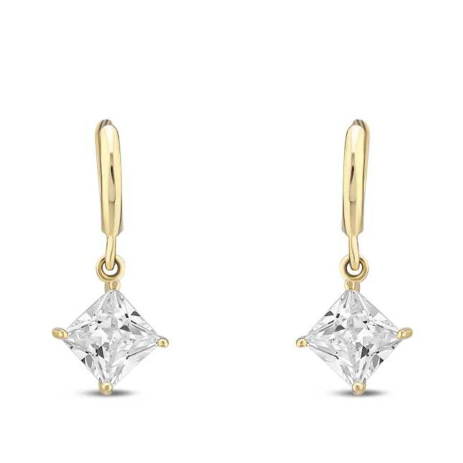 Altın Prenses Taşlı Küpe - 2