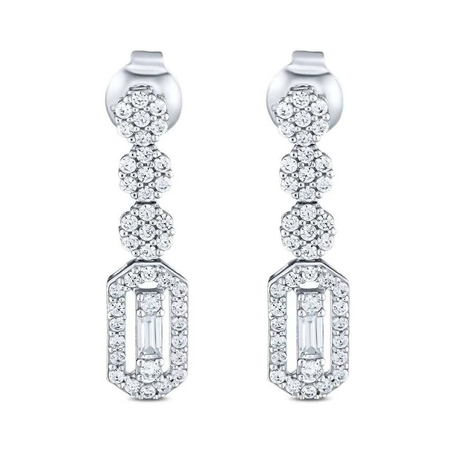 Altın Reina Baget Küpe - 1