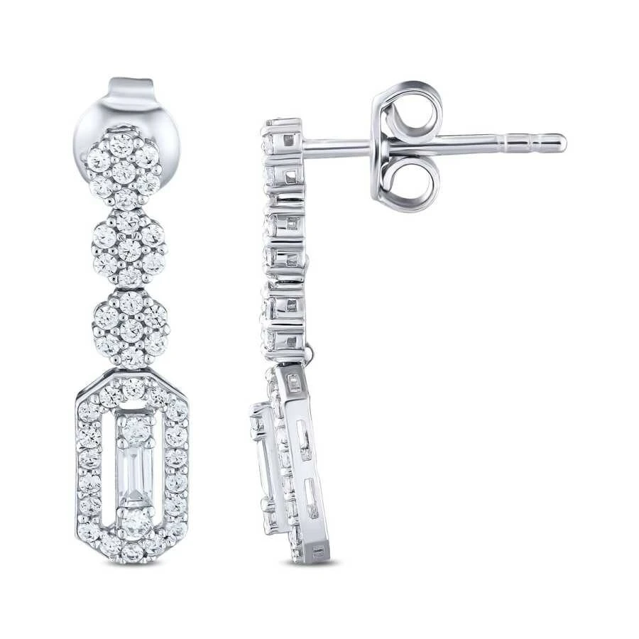 Altın Reina Baget Küpe - 2