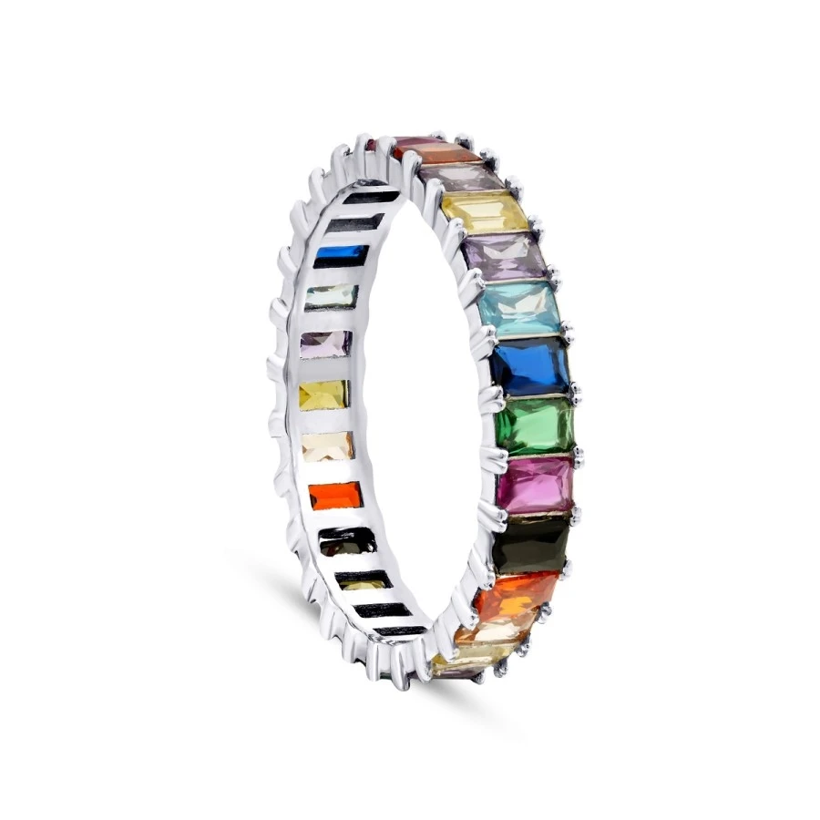 Altın Renkli Taşlı Tamtur Yüzük - 2