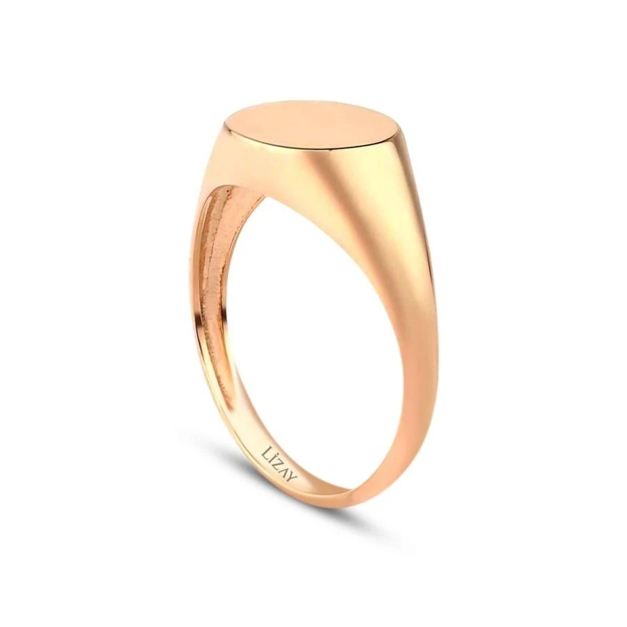 Altın Sade Trend Yüzük - 2