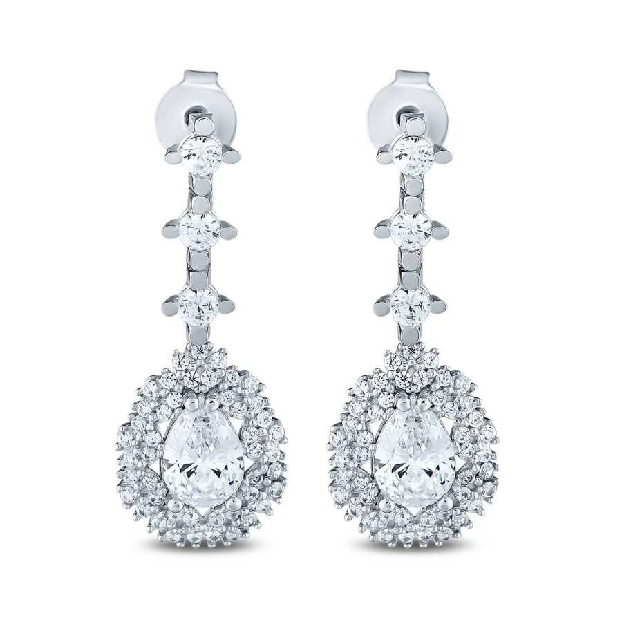 Altın Sallantılı Damla Küpe - 1