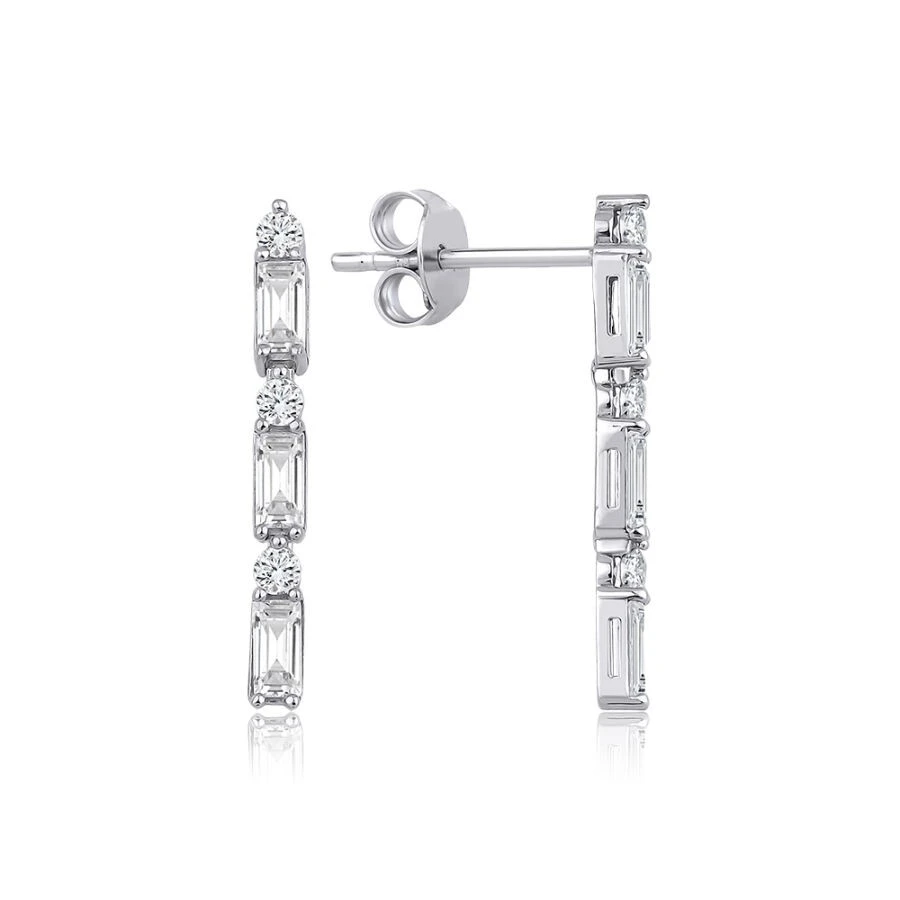 Altın Sarkmalı Baget Küpe - 1