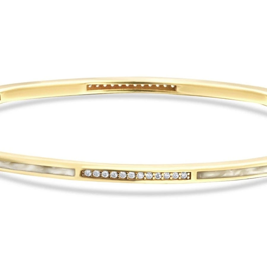 Altın Sedefli Taşlı Bileklik - 2