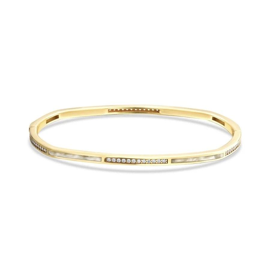 Altın Sedefli Taşlı Bileklik - 1