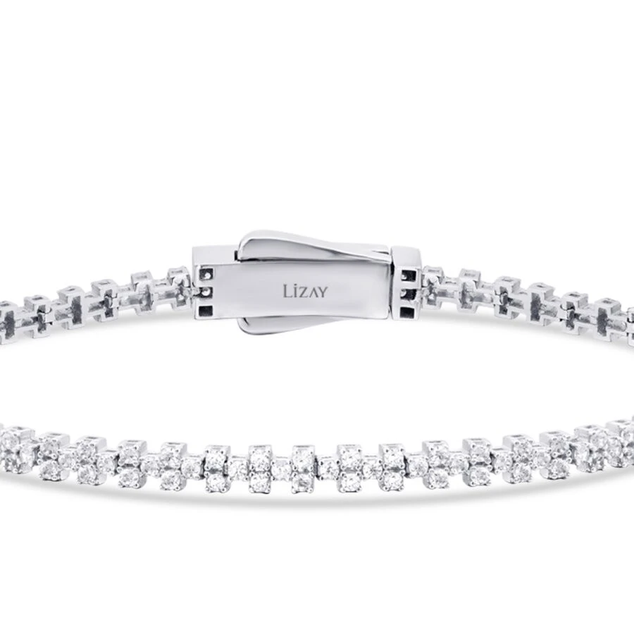 Altın Sıra Taşlı Bileklik - 2