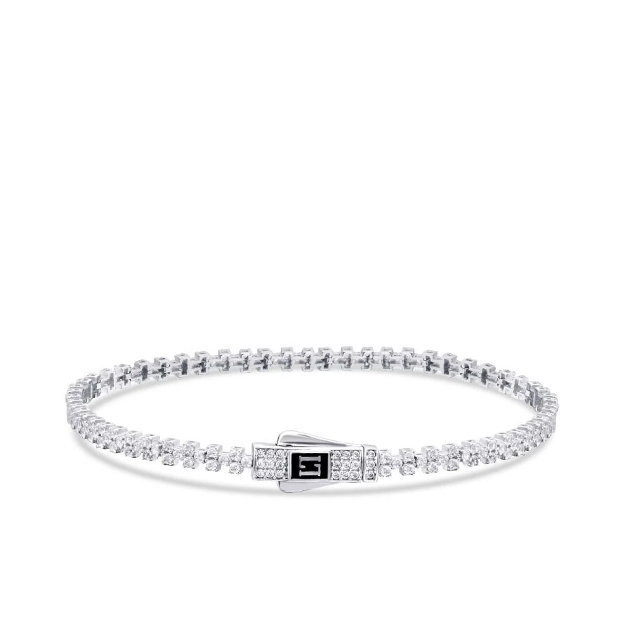 Altın Sıra Taşlı Bileklik - 1