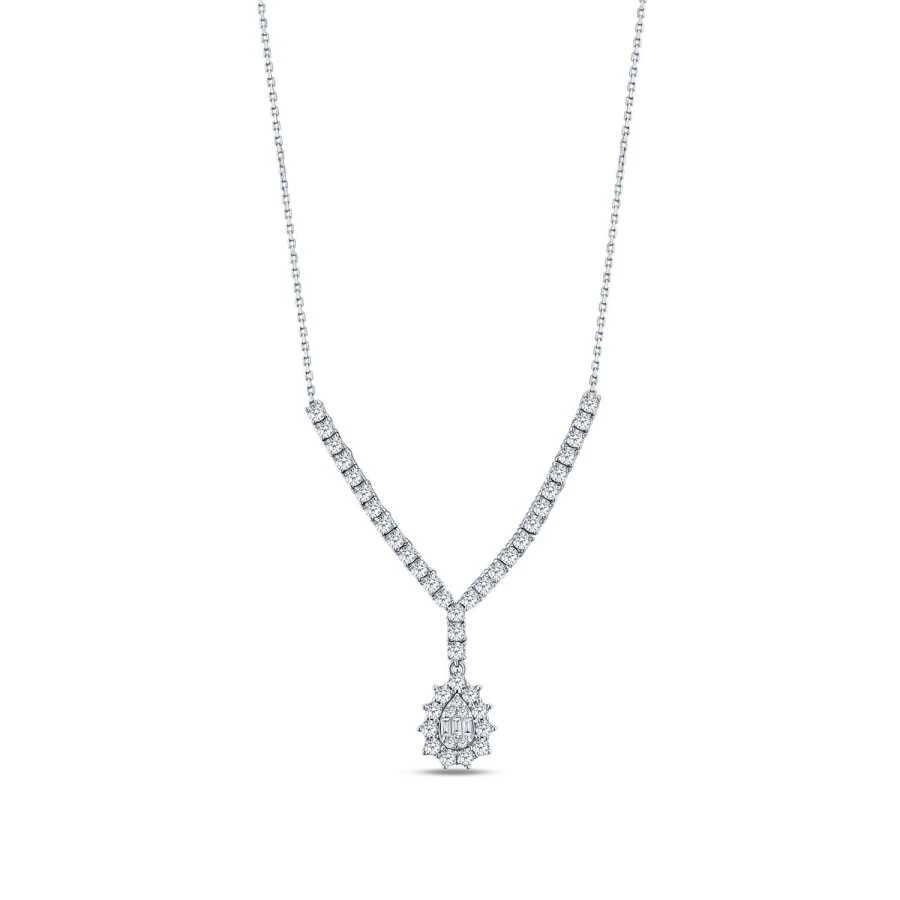 Altın Su Yolu Baget Kolye - 1