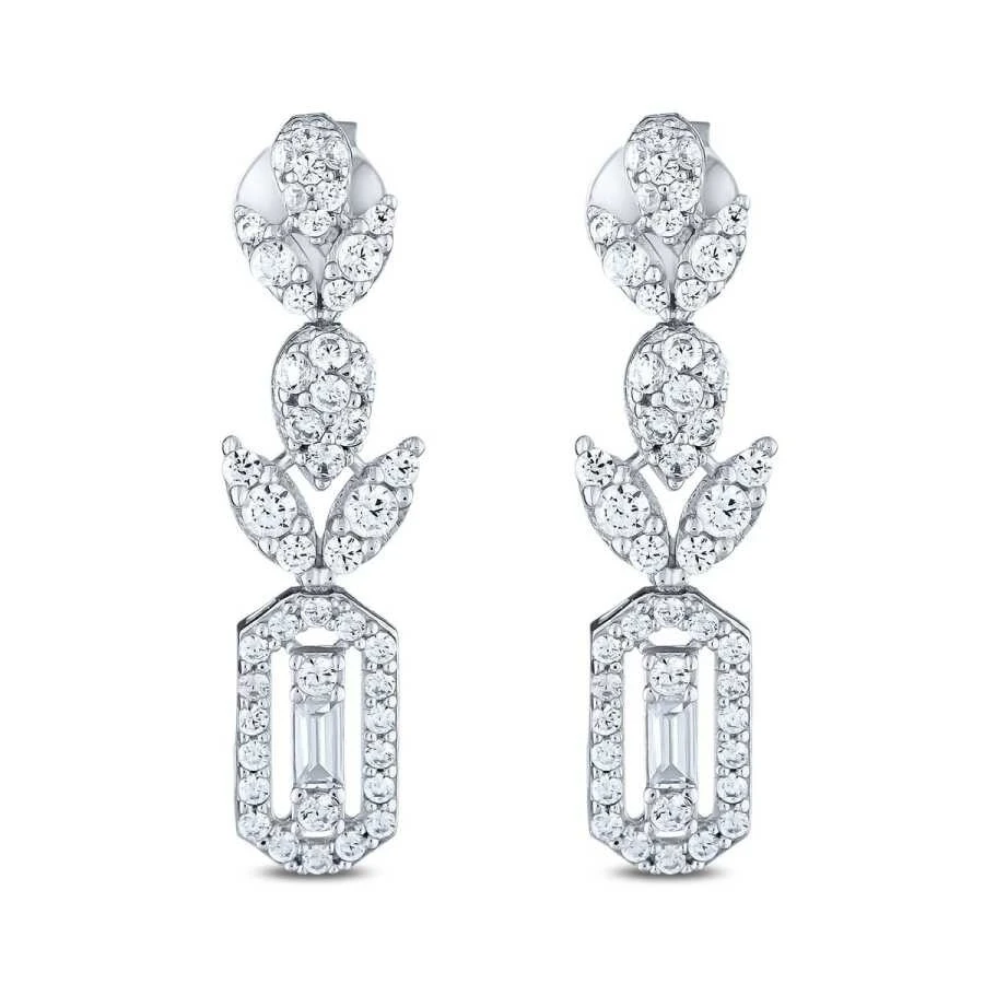 Altın Tasarım Baget Küpe - 1