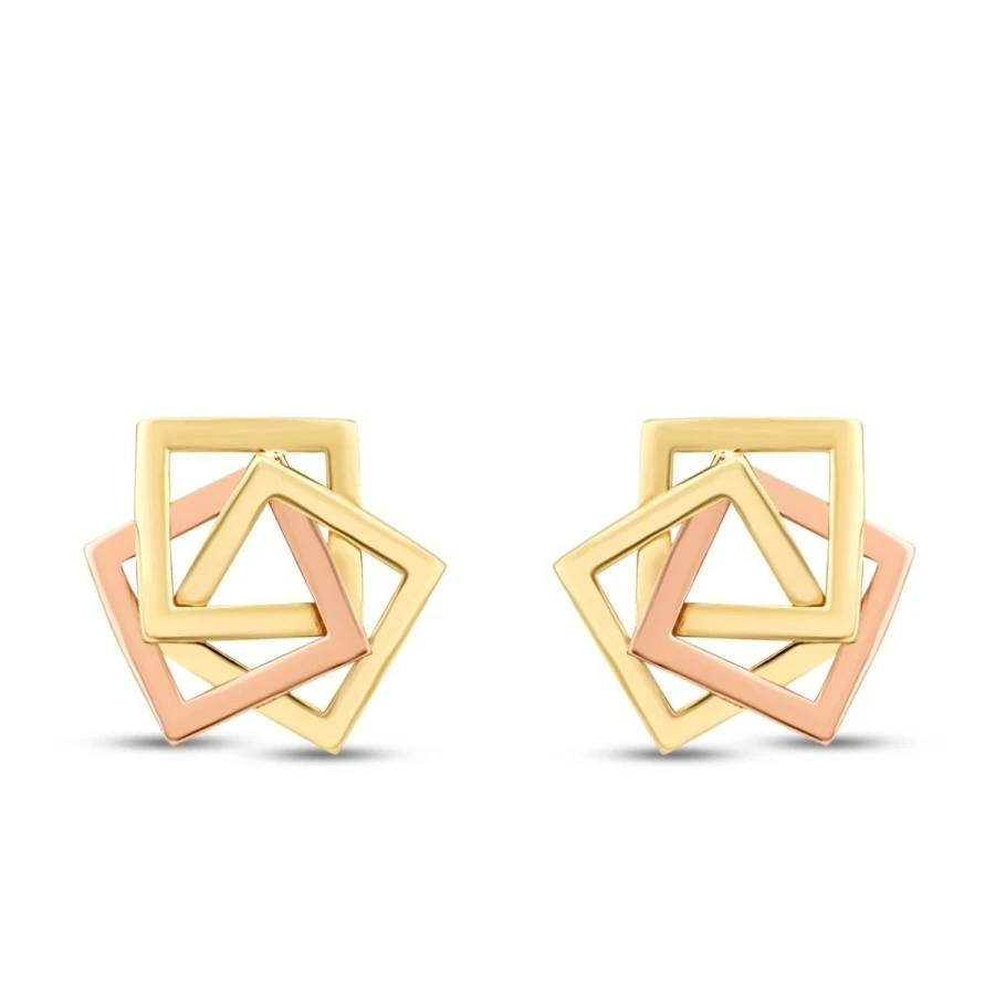 Altın Tasarım Küpe - 2