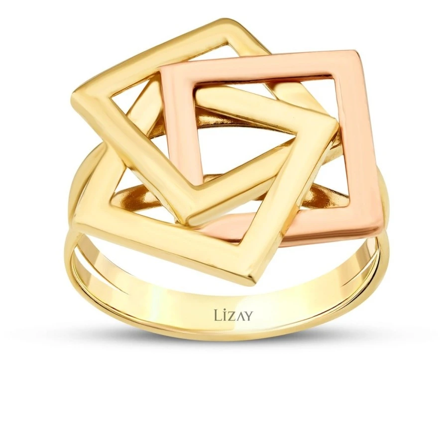 Altın Tasarım Yüzük - 1