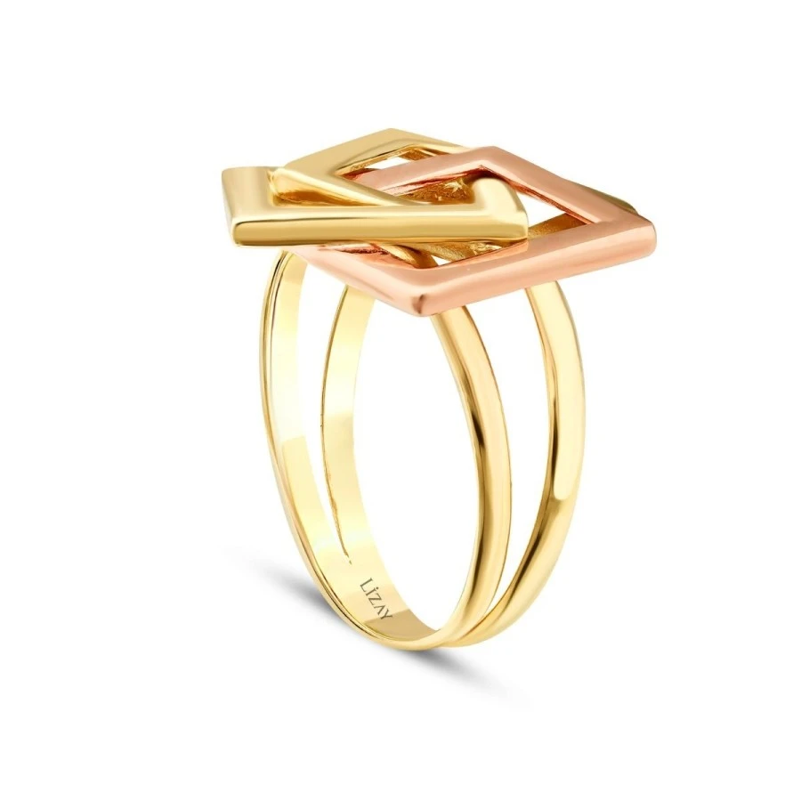 Altın Tasarım Yüzük - 2