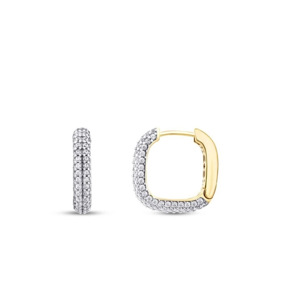 Altın Taşlı Küpe - 1