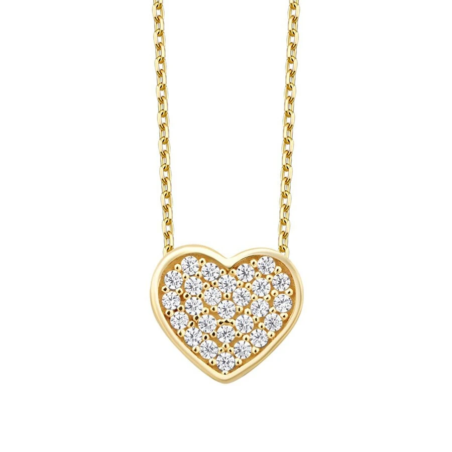 Altın Taşlı Minimal Kolye - 2