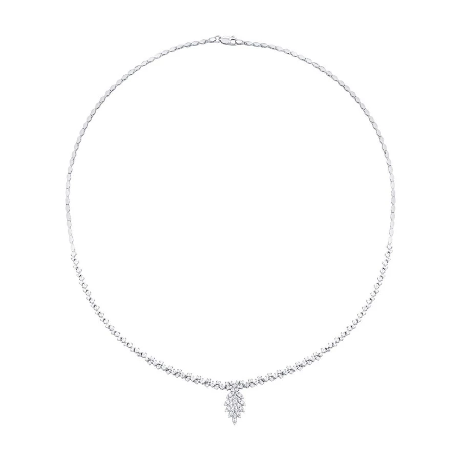 Altın Taşlı Yaprak Gerdanlık - 1