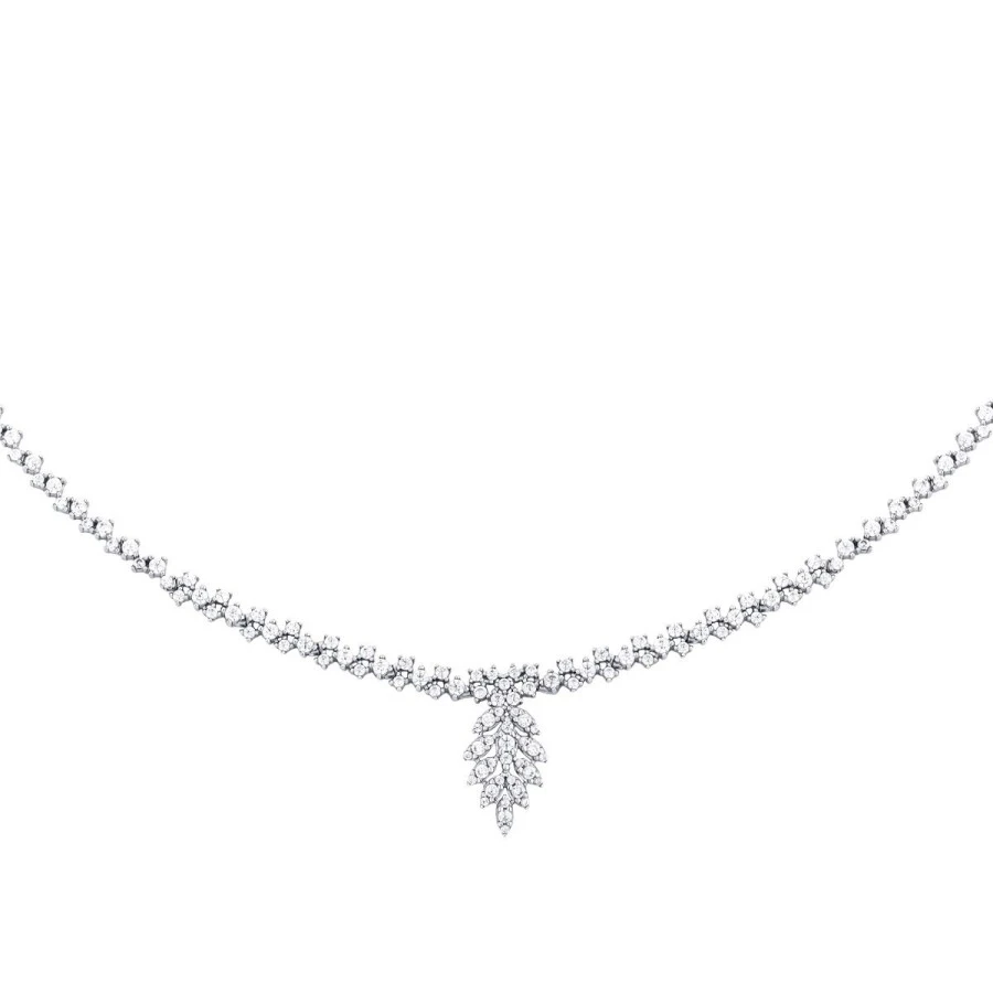 Altın Taşlı Yaprak Gerdanlık - 2