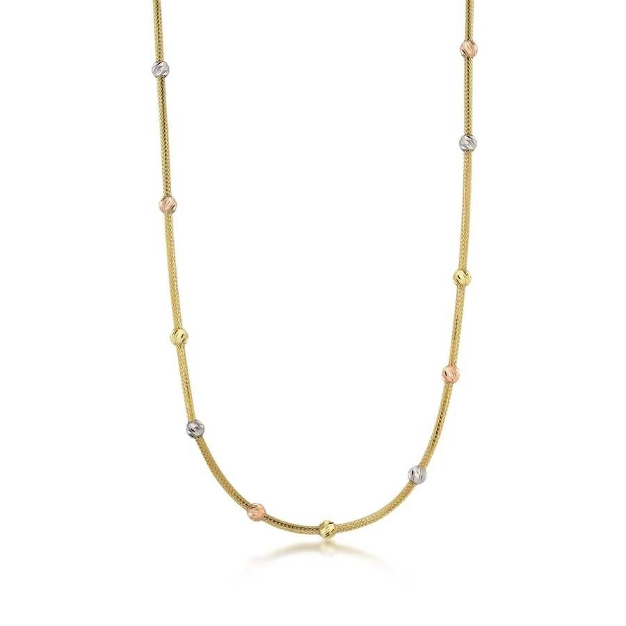 Altın Zincir Top Kolye - 1