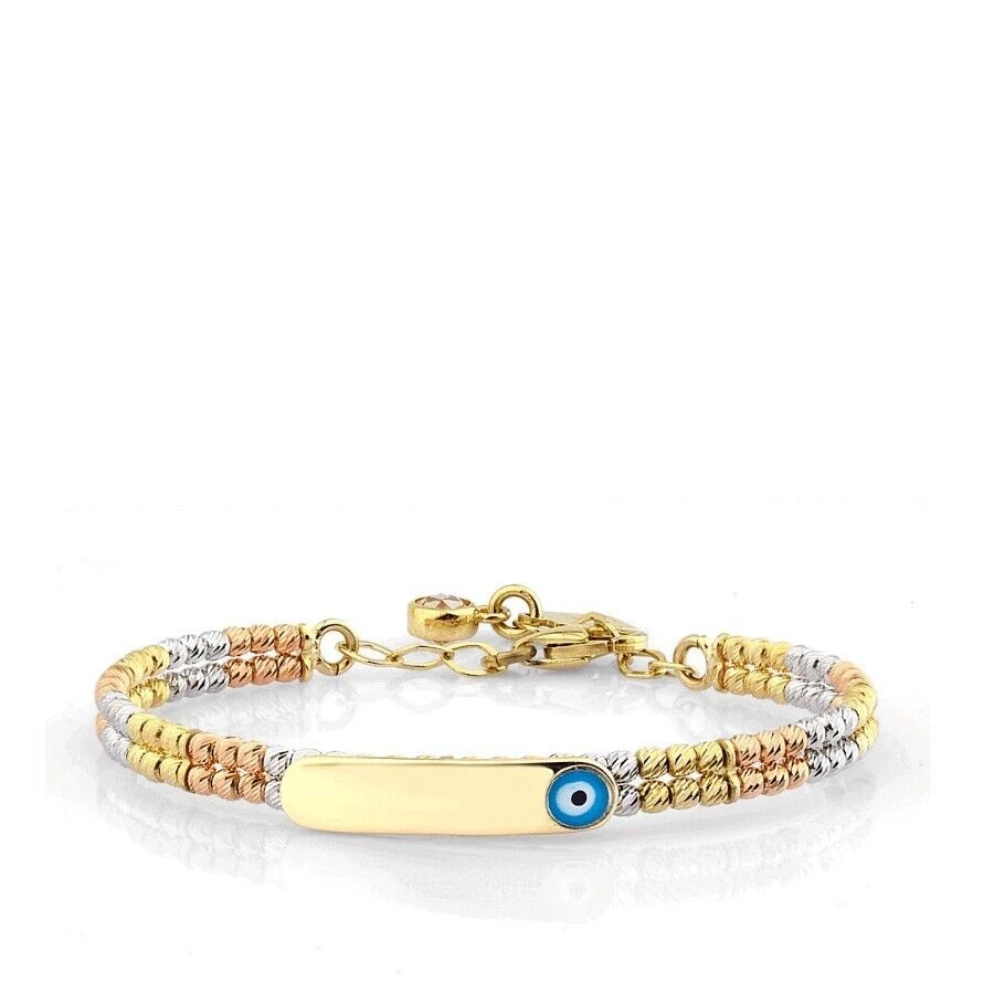 Altın Top Nazar Boncuklu Çocuk Künye - 1