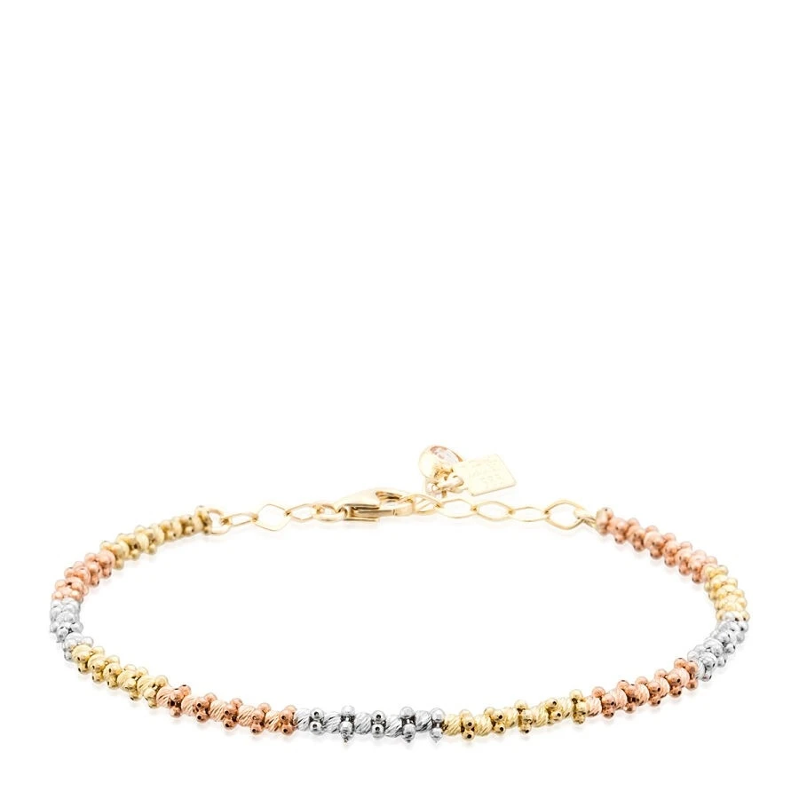 Altın Top Renkli Bileklik - 1