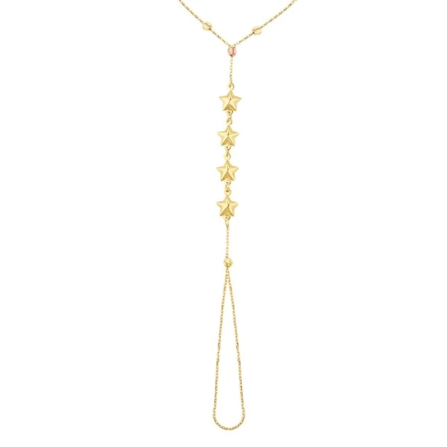 Altın Top Yıldız Şahmeran Bileklik - 2