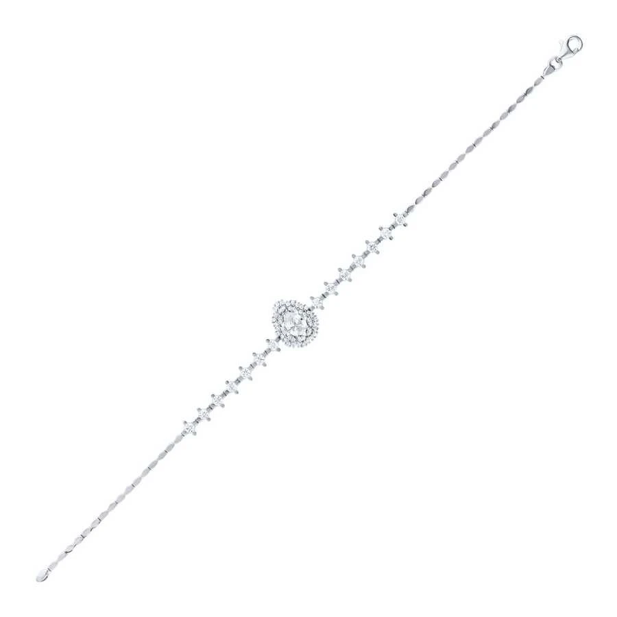 Altın Trend Sıralı Tektaş Bileklik - 1