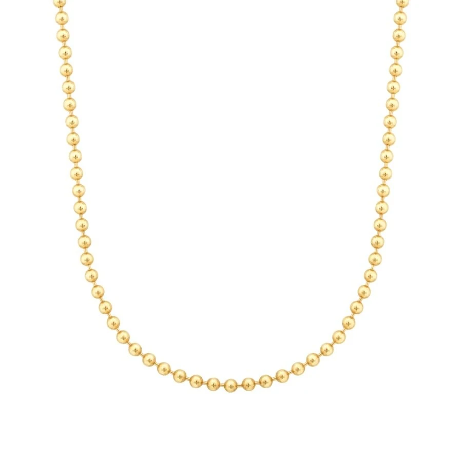 Altın Trend Top Zincir Kolye - 1