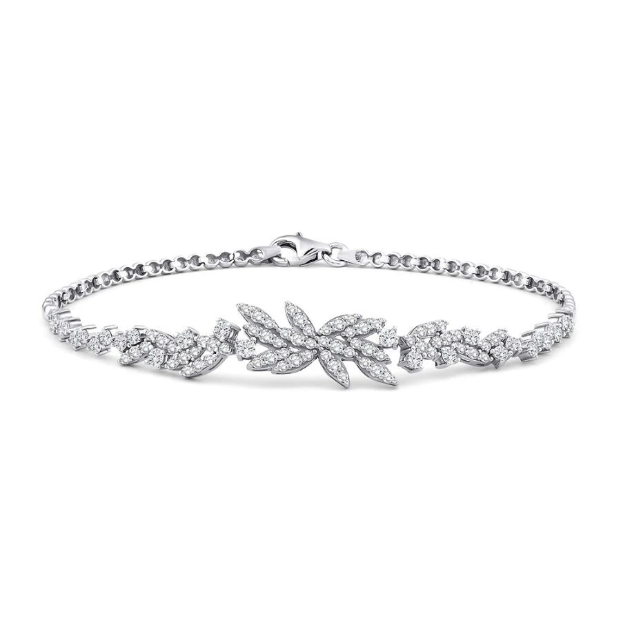 Altın Trend Yaprak Bileklik - 1