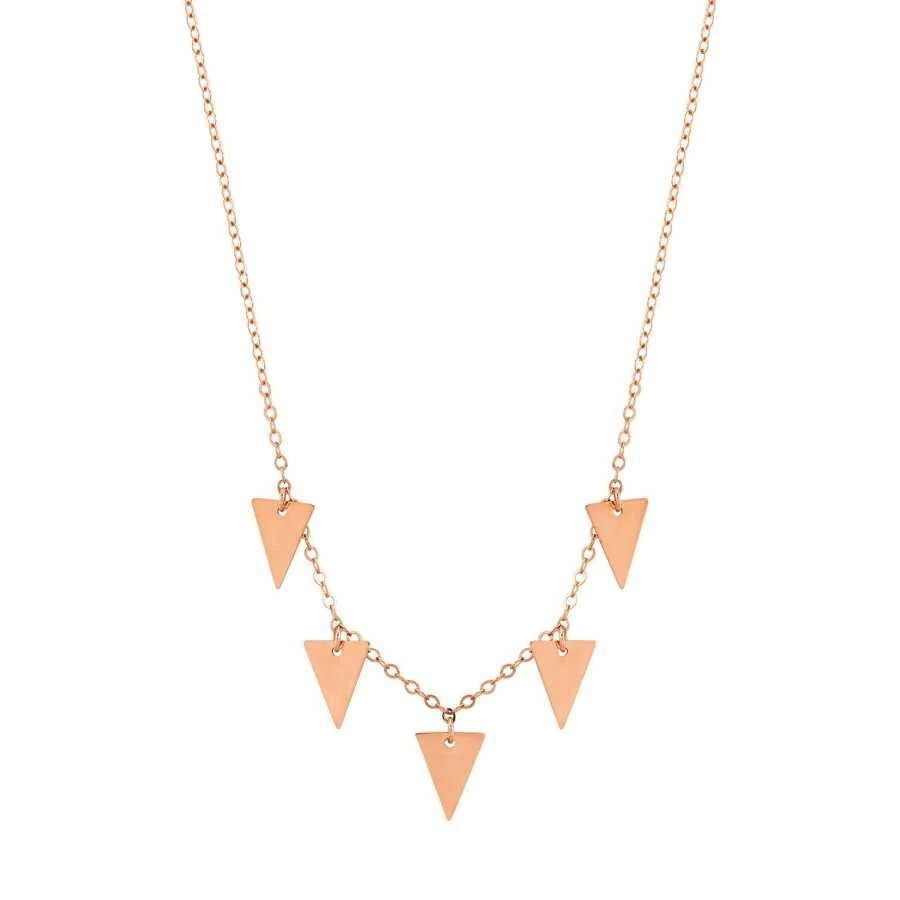 Altın Üçgen Sarkıntılı Kolye - 2