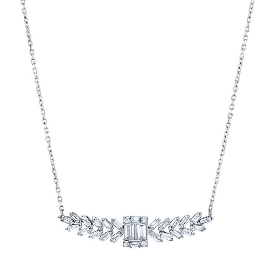 Altın Yaprak Baget Kolye - 1