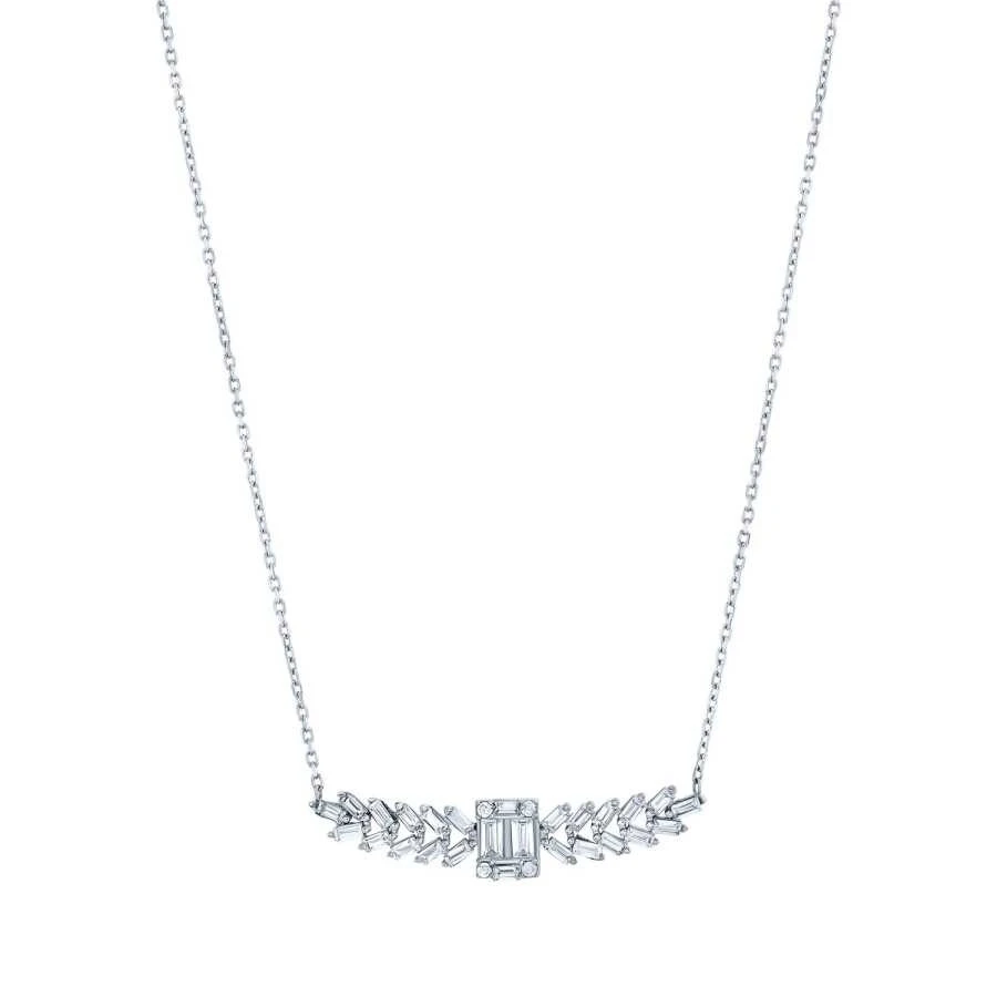 Altın Yaprak Baget Kolye - 2