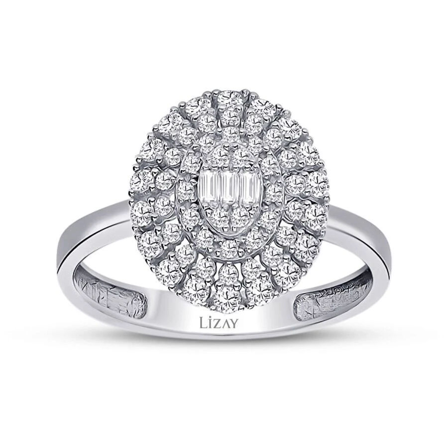 Altın Yuvarlak Baget Yüzük - 1