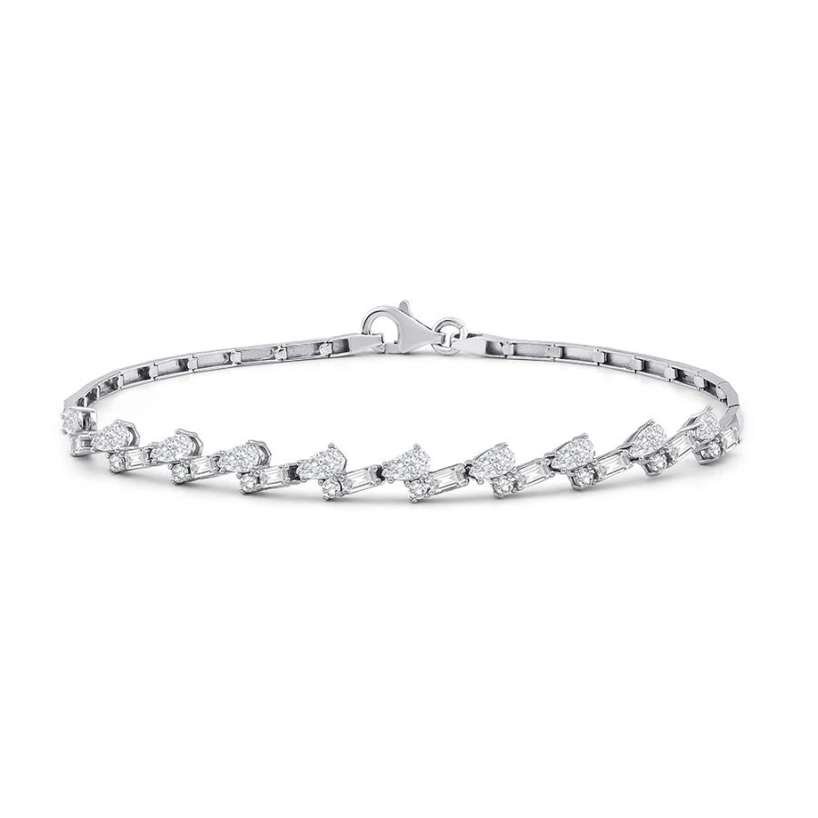 Altın Zikzak Baget Bileklik - 1