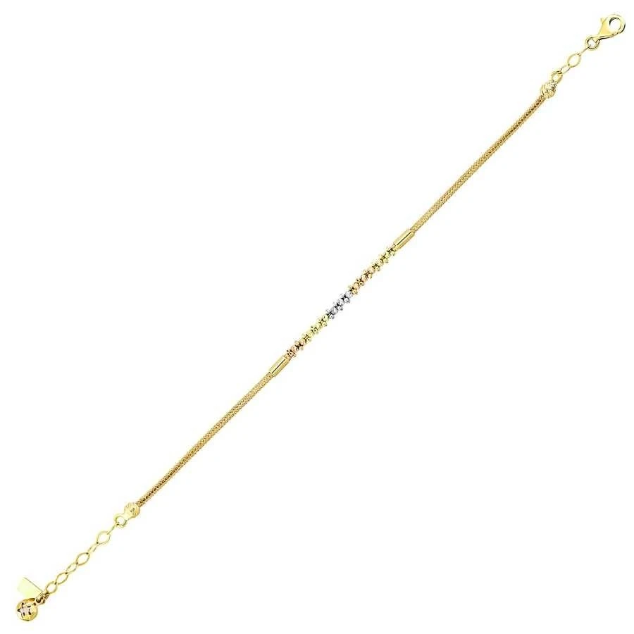 Altın Zincir Top Bileklik - 1