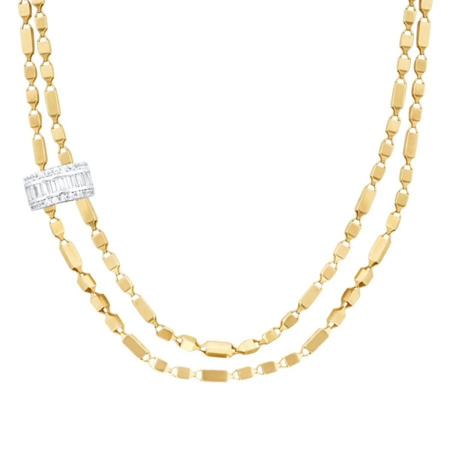 Altın Zincirli Baget Kolye - 2